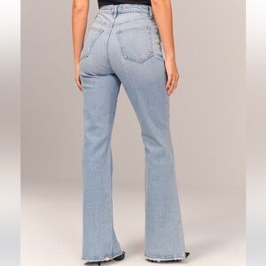 Abercrombie Curve Love Vintage Flare Light Jeans 12 Short